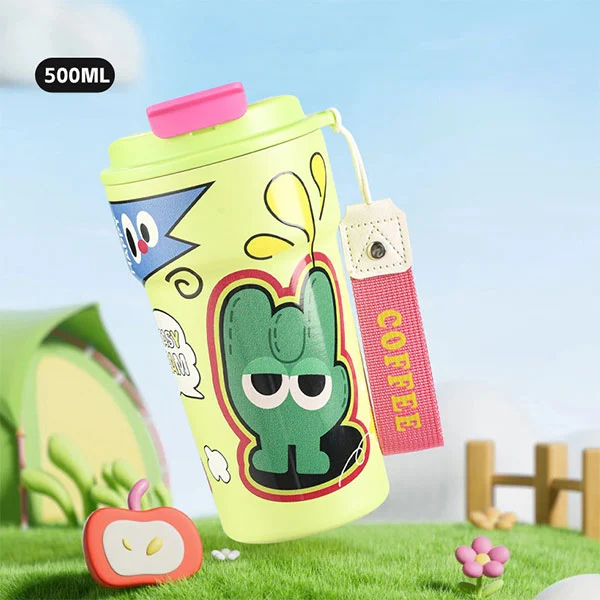 Botol banyu Tumbler botol kanthi jerami