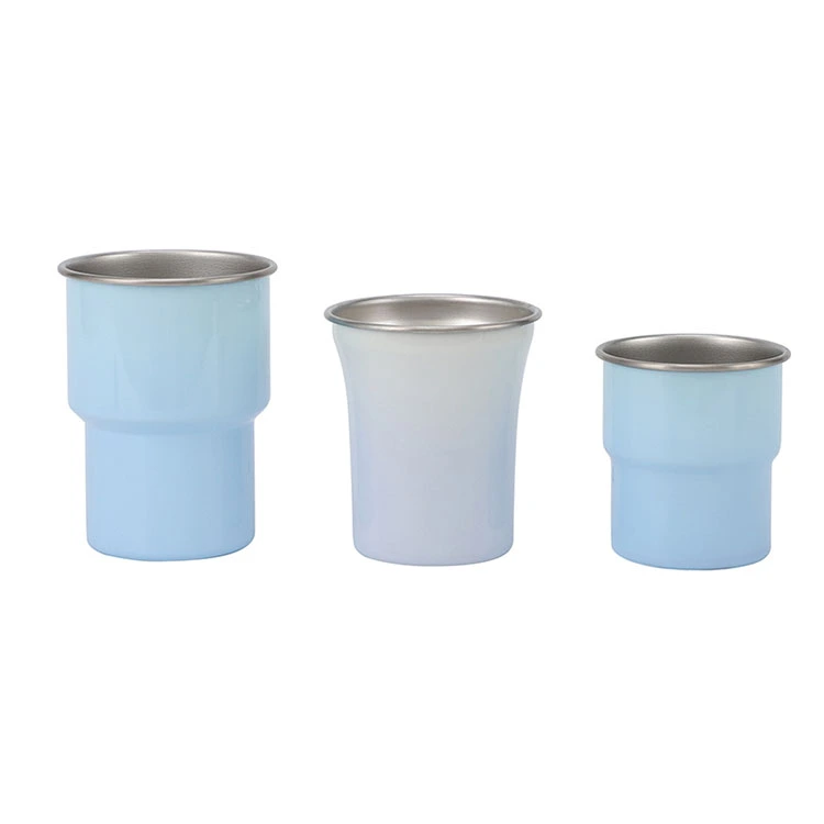 Tumbler terisolasi stainless steel kanthi tutuk lebar
